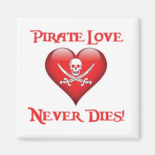 Pirate Love Dies Magneet (Voorkant)