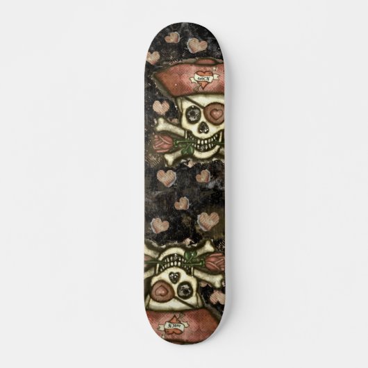 Pirate Love Graphic Skateboard (Voorkant)