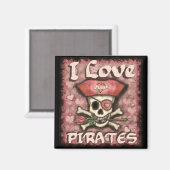 Pirate Lover's Valentijn Magnet (Voorkant / Achterkant)