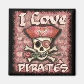 Pirate Lover's Valentijn Magnet (Voorkant)