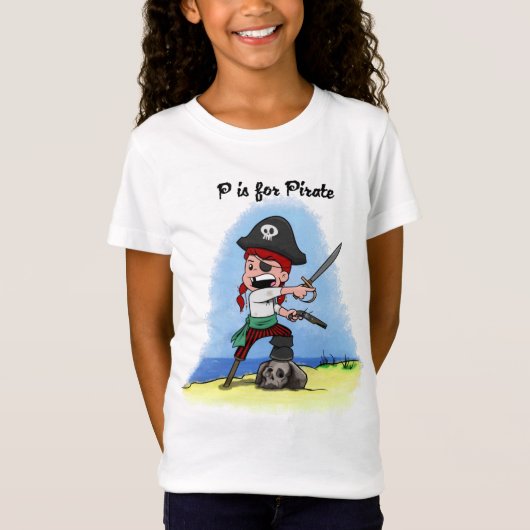 Pirate Lucy Kinder Shirt (Voorkant)