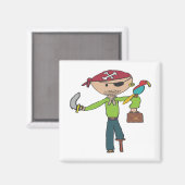 Pirate Magneet (Voorkant / Achterkant)
