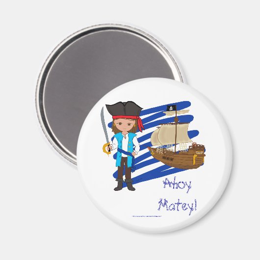 Pirate Magnet (Voorkant / Achterkant)