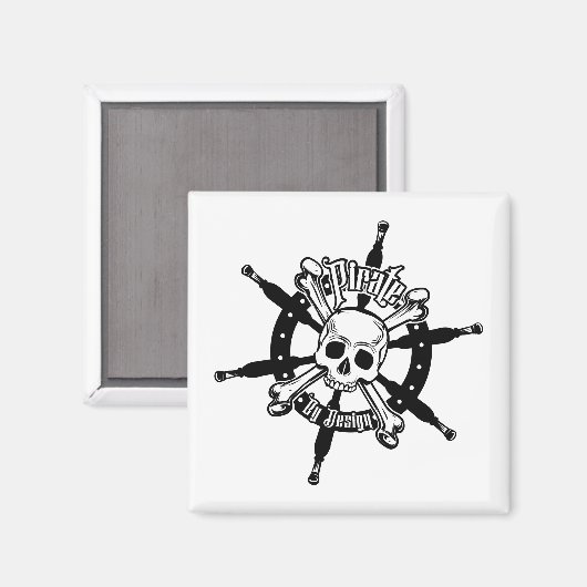 Pirate Magnet (Voorkant / Achterkant)