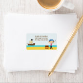 Pirate Mailing Verzending Adresetiketten Etiket (Insitu)