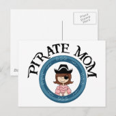 Pirate mama briefkaart (Voorkant / Achterkant)