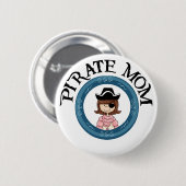 Pirate mama ronde button 5,7 cm (Voorkant /achterkant)