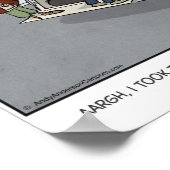 Pirate man cartoon gepersonaliseerd poster (Hoek)