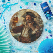 Pirate Man Cave Bar Drank Servies BBQ Papieren Bordje (Feest)