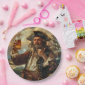 Pirate Man Cave Bar Drank Servies BBQ Papieren Bordje (Feest)