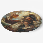 Pirate Man Cave Bar Drank Servies BBQ Papieren Bordje (Gekanteld)