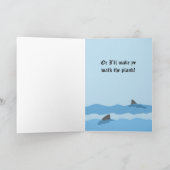 Pirate Man Funny Get Well Wenskaart Sjabloon (Binnen)