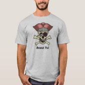 Pirate Mannen T-Shirt (Voorkant)