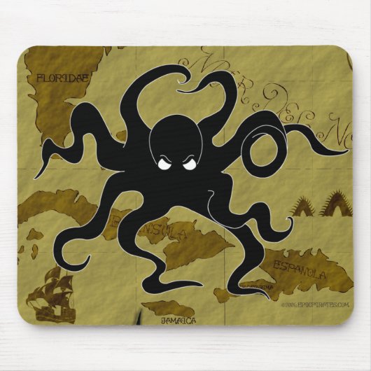 Pirate Map #1 Muismat (Voorkant)