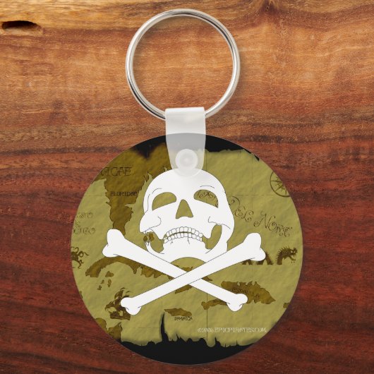Pirate Map #1 Sleutelhanger (Voorkant)