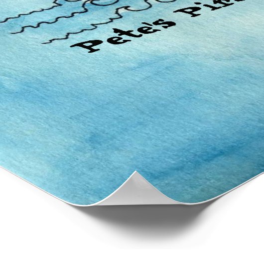 Pirate Map afdrukken - Groot Poster (Hoek)