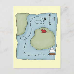 Pirate Map Briefkaart