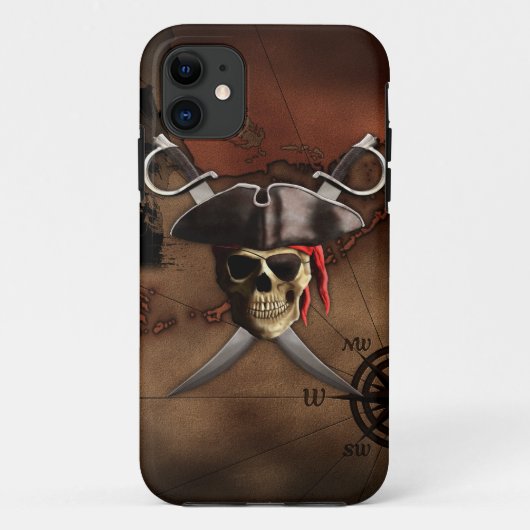 Pirate Map Case-Mate iPhone Case (Achterkant)