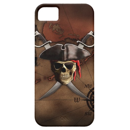 Pirate Map Case-Mate iPhone Case (Achterkant)