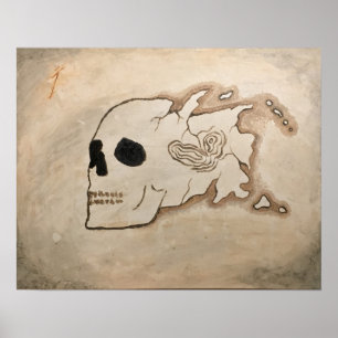 Pirate map "Dangerous Waters" door David Good Poster