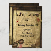 Pirate Map Kaart (Voorkant / Achterkant)