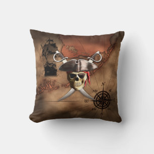 Pirate Map Kussen