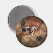 Pirate Map Magneet (Voorkant / Achterkant)