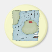 Pirate Map Magneet (Voorkant)