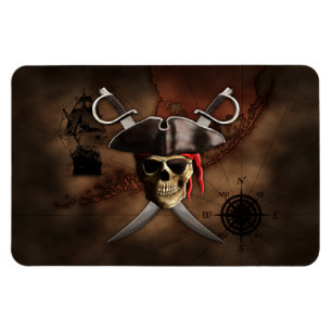 Pirate Map Magneet