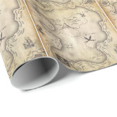 Pirate Map-omslagpapier Cadeaupapier (Rol Hoek)