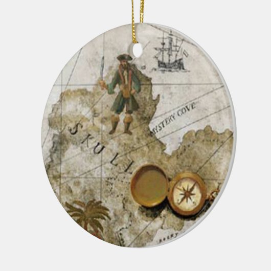 Pirate Map Ornament (Links)