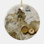 Pirate Map Ornament (Achterkant)