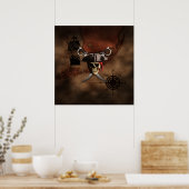 Pirate Map Poster (Keuken)