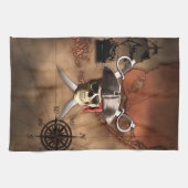 Pirate Map Theedoek (Horizontaal)