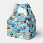 Pirate Marine Life Favor Box Bedankdoosjes (Voorkant Zijde)