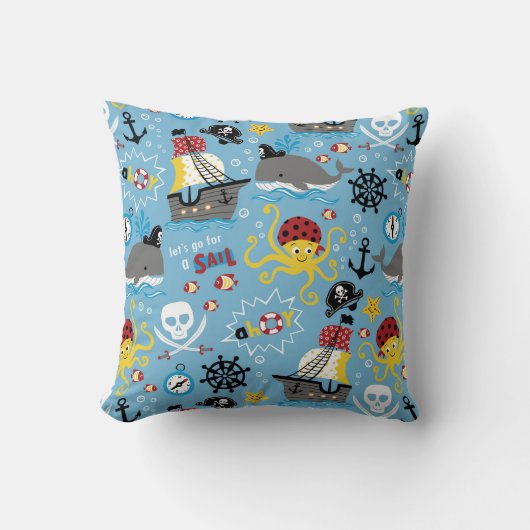 Pirate Marine Life Sierkussen (Voorkant)