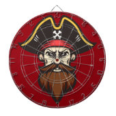 Pirate Mascot Dartboard Dartbord (Voorkant)