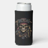 Pirate Mascot Koelbox Seltzer Blikjeskoeler (Seltzer Achterkant)
