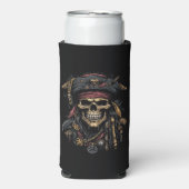 Pirate Mascot Koelbox Seltzer Blikjeskoeler (Seltzer Voorkant)