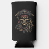 Pirate Mascot Koelbox Seltzer Blikjeskoeler (Voorkant)