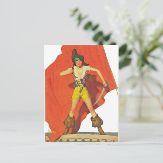 Pirate Mate Briefkaart (Staand voorkant)