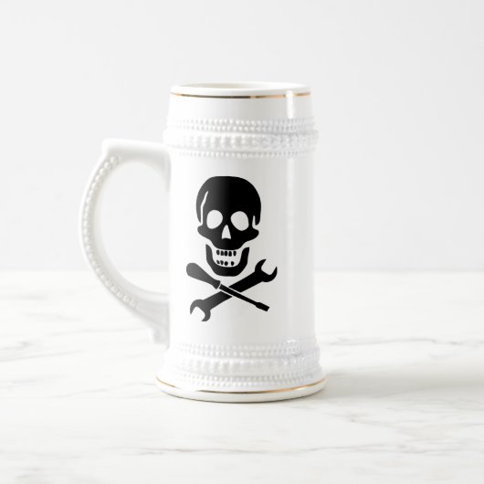 Pirate Mechanic Beer Stein Bierpul (Links)