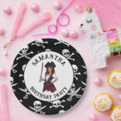 Pirate Meisje Papier Borden Papieren Bordje (Feest)