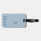 Pirate Meisje Schatkaart Leuk Verjaardagsfeest Bagagelabel (Achterkant horizontaal)