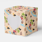 Pirate Meisje Schatkaart Leuk Verjaardagsfeest Bedankdoosjes (Voorkant Zijde)