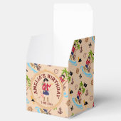 Pirate Meisje Schatkaart Leuk Verjaardagsfeest Bedankdoosjes (Geopend)