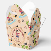 Pirate Meisje Schatkaart Leuk Verjaardagsfeest Bedankdoosjes (Geopend)