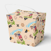 Pirate Meisje Schatkaart Leuk Verjaardagsfeest Bedankdoosjes (Achterkant)