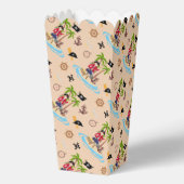 Pirate Meisje Schatkaart Leuk Verjaardagsfeest Bedankdoosjes (Achterkant)