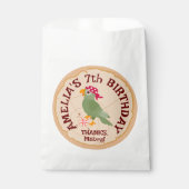 Pirate Meisje Schatkaart Leuk Verjaardagsfeest Bedankzakje (Voorkant)